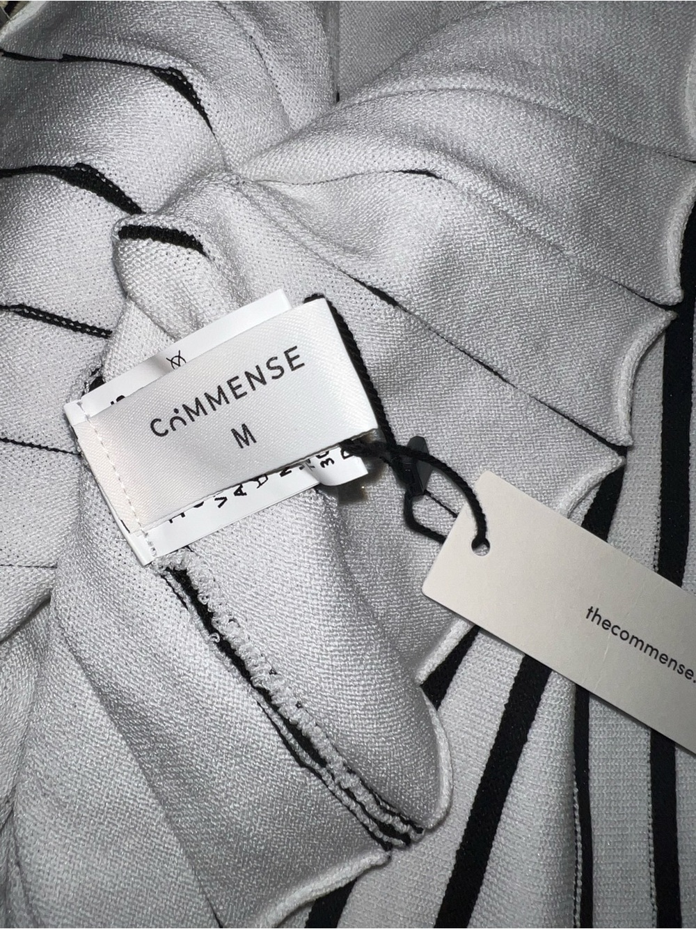 CoMMENSE Striped Knit Co-ord Set
COLOR - Black and White NWT Size Medium - Picture 7 of 11